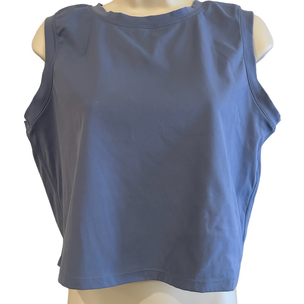 Blue Sleeveless Women's Top